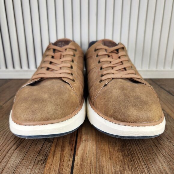 Bull Boxer Perforated PU Leather Shoes Men\'s 12 Brown Preppy Ivy League Oxfords main image 8